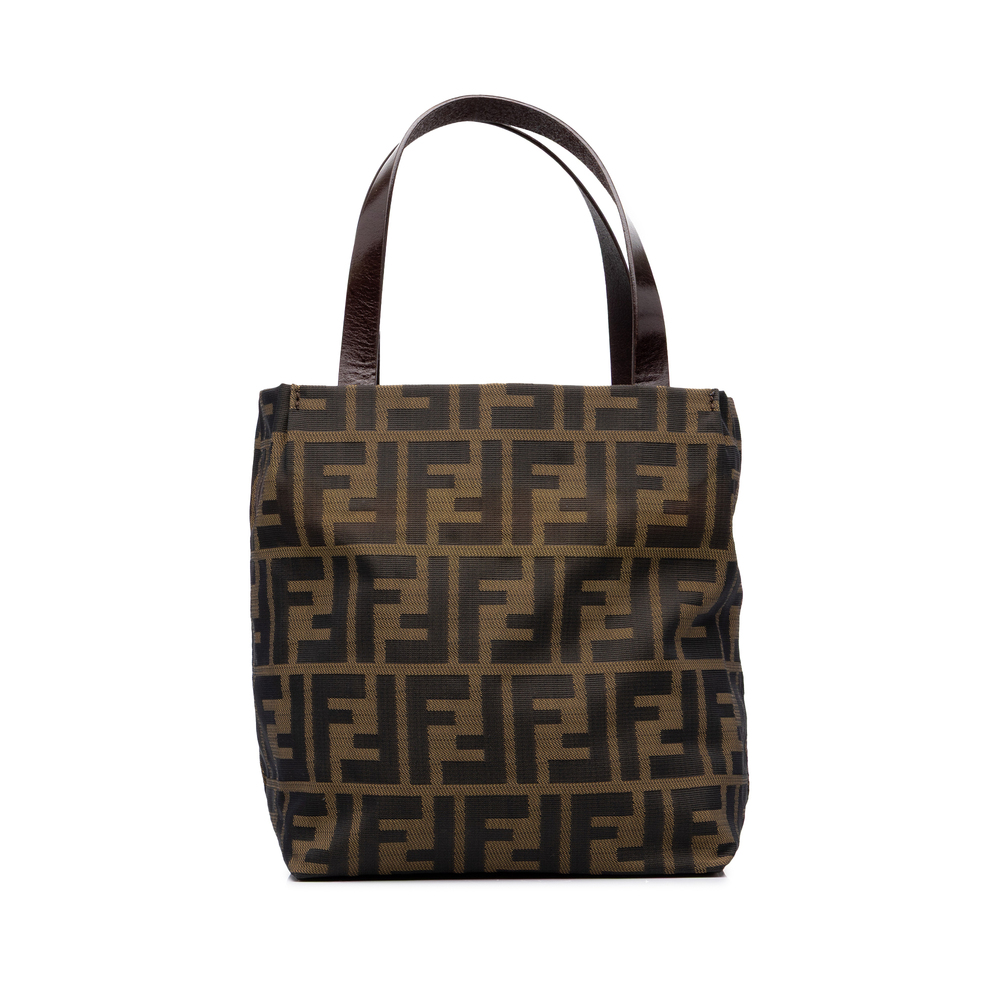 Pre-Loved Fendi Mini Zucca Canvas Tote